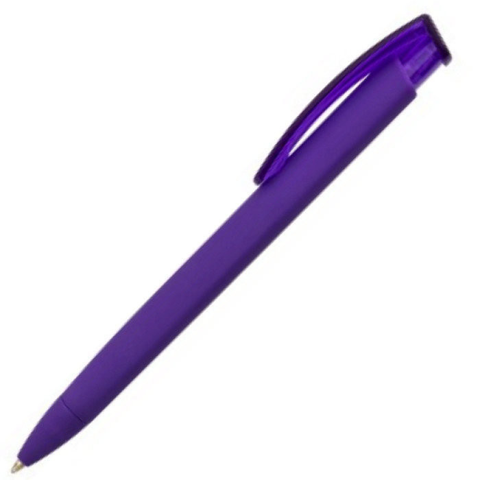 Ручка кулькова UMA soft-touch TRINITY K — Блакитний