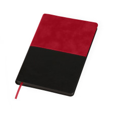 Записная книжка A5, Twice (красный/чёрный)