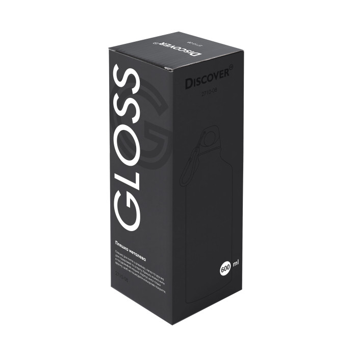 Бутылка металлическая Gloss, ТМ Discover