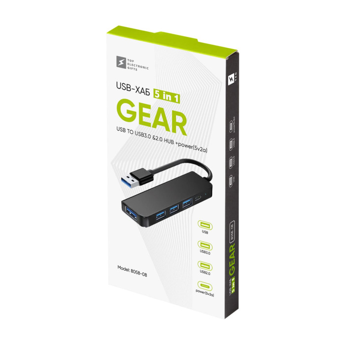 USB-хаб 5 в1 Gear, TM TEG