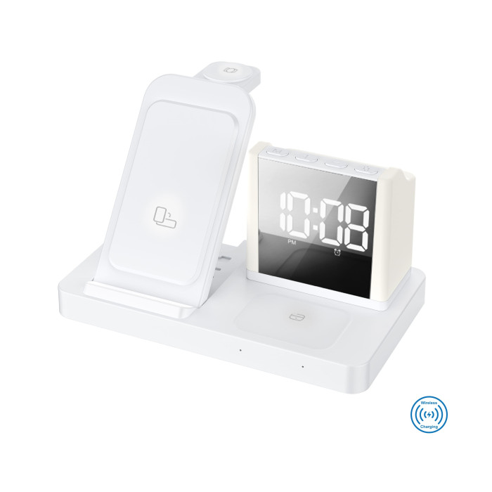 Беспроводное зарядное устройство с часами Time Dock, TM TEG