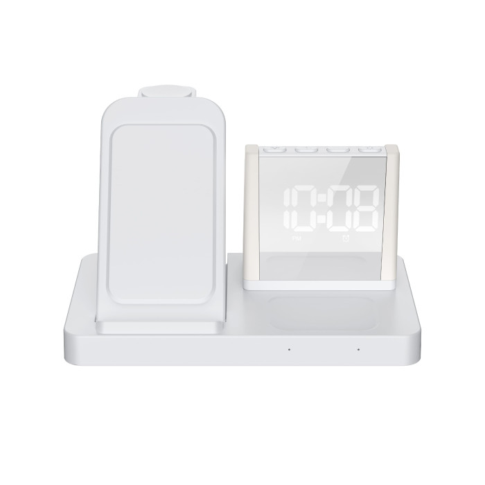 Беспроводное зарядное устройство с часами Time Dock, TM TEG
