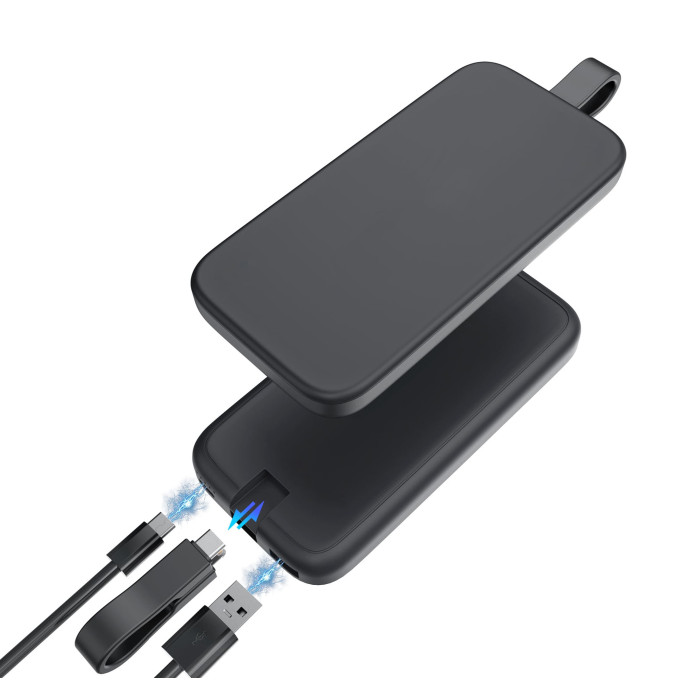 Повербанк с подсветкой Starlight 10000 mAh, ТМ TEG