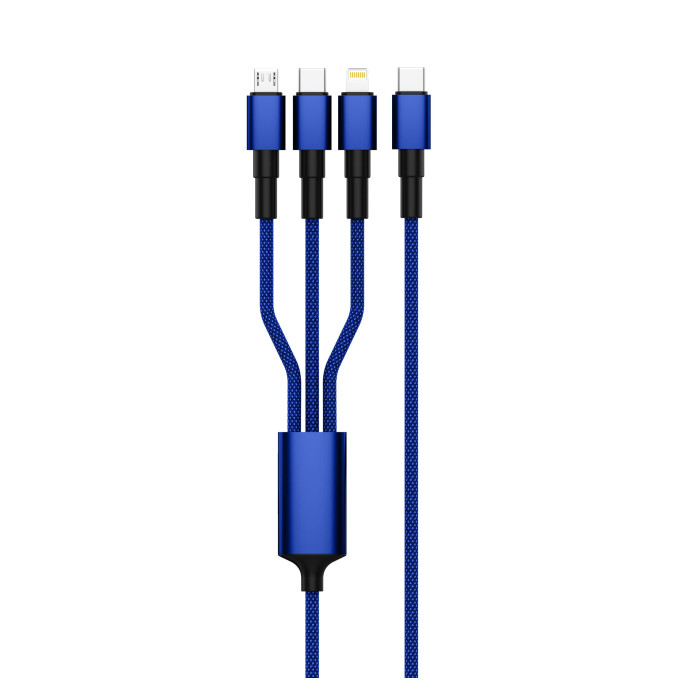 Зарядный кабель Solin Type-C 3в1 60W