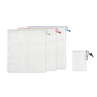 Набор сумок VEGGIE SET RPET, 25×30 см — Белый